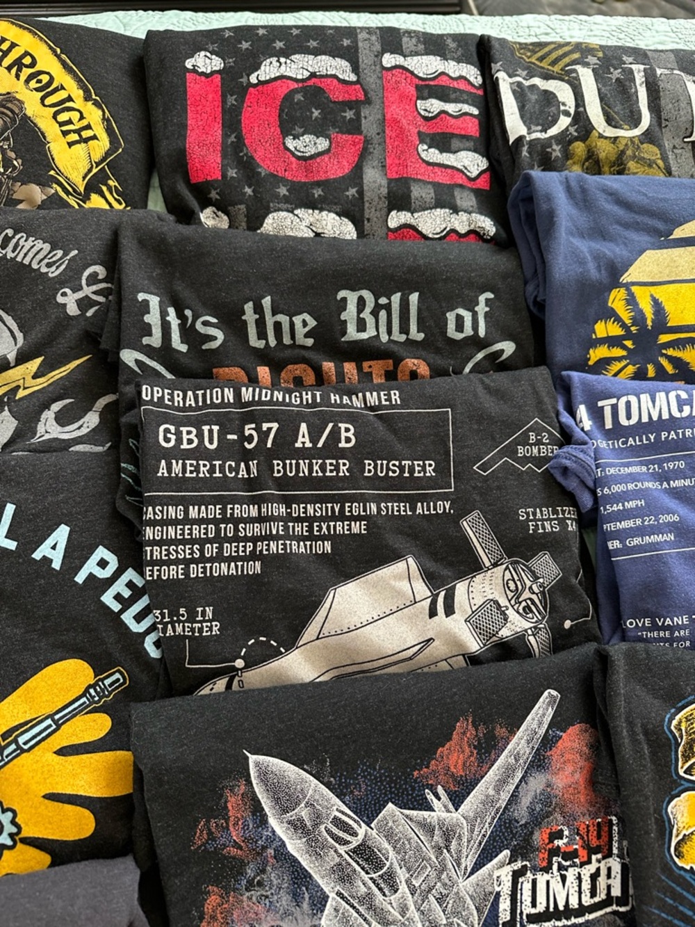 Nine Line Apparel 27 Graphic Patriotic American Tee Shirts Size Large - Picture 7 of 14